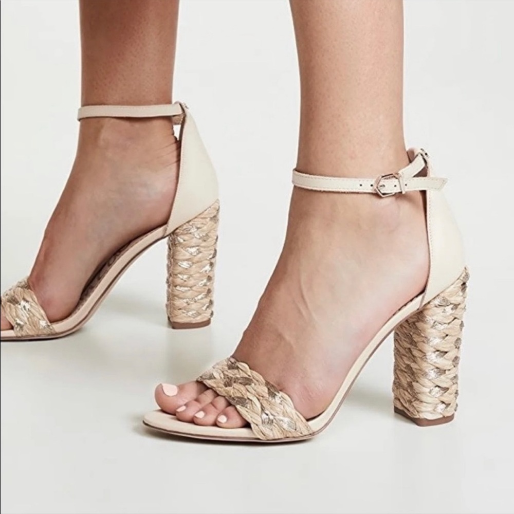 Sam Edelman Yoana Woven Trim sandal, 5.5